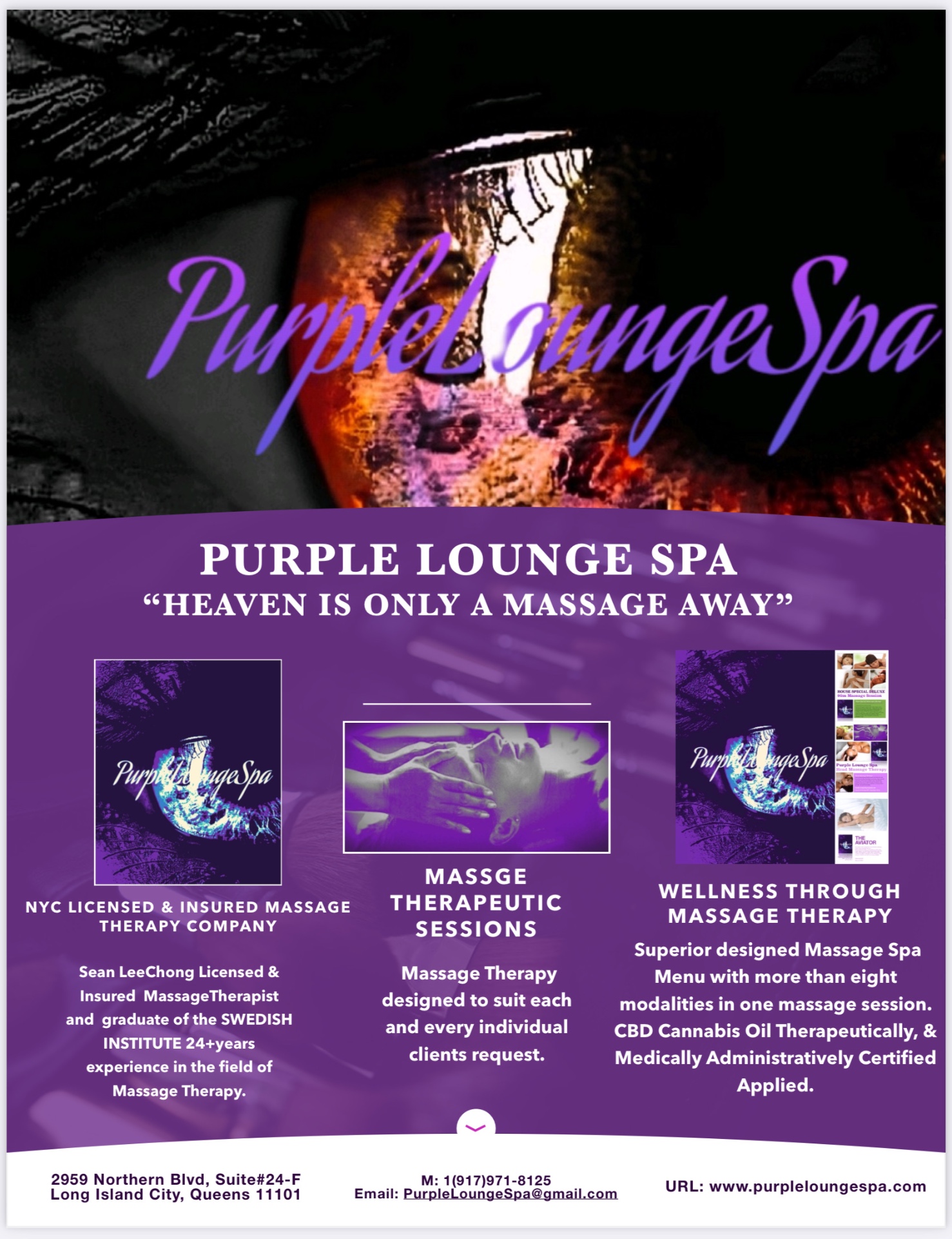 Purple Lounge Spa brand